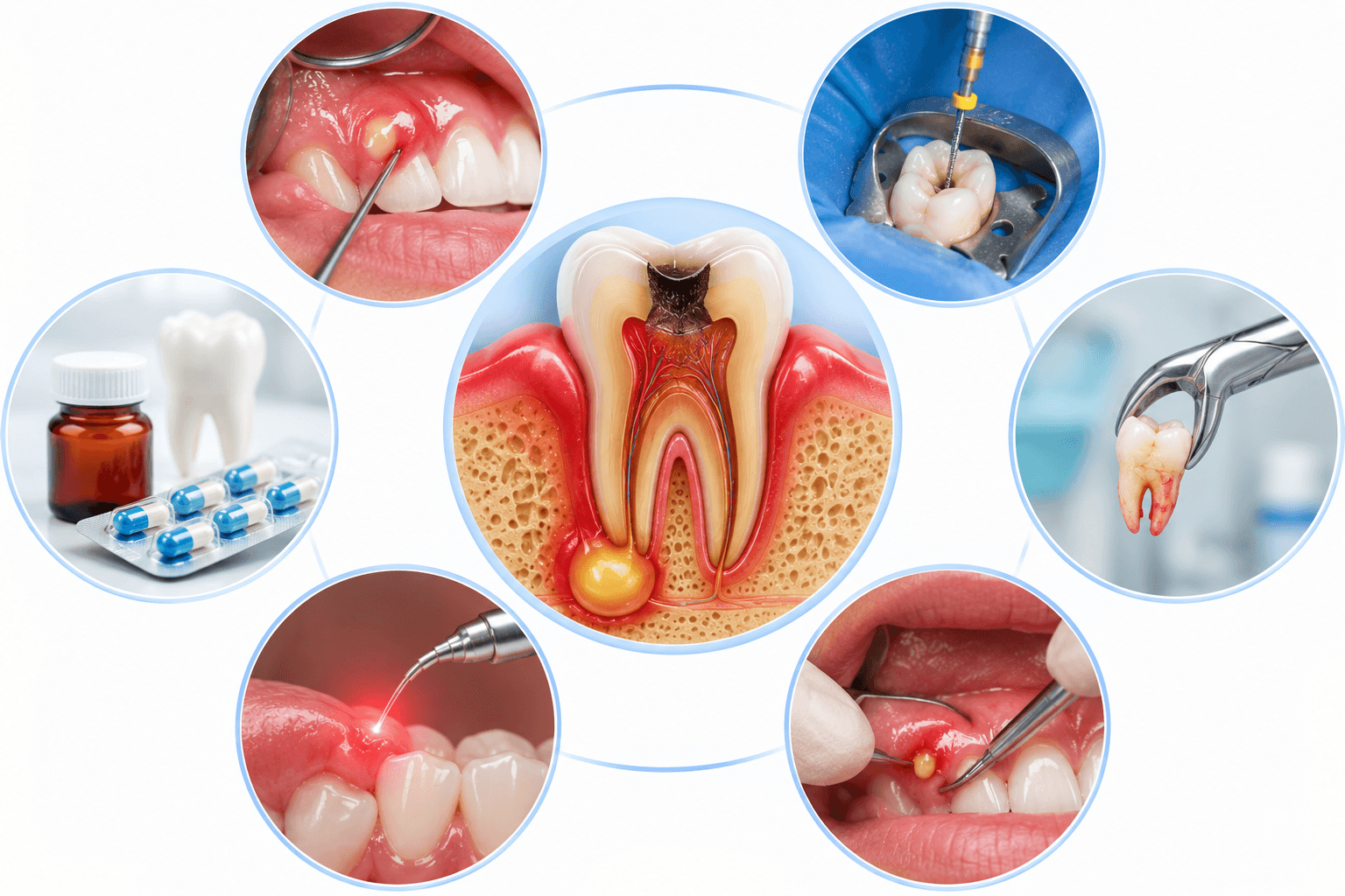 types of dental abscess treatment at eledent