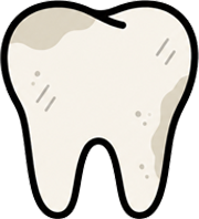 Dull or Aged Enamel Appearance