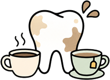 Stains from Coffee or Tea