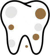Visible White or Dark Spots